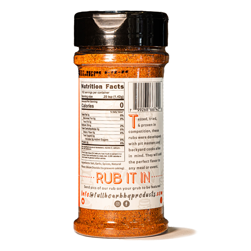Classic Campfire- Classic BBQ Rub 8.4 oz.