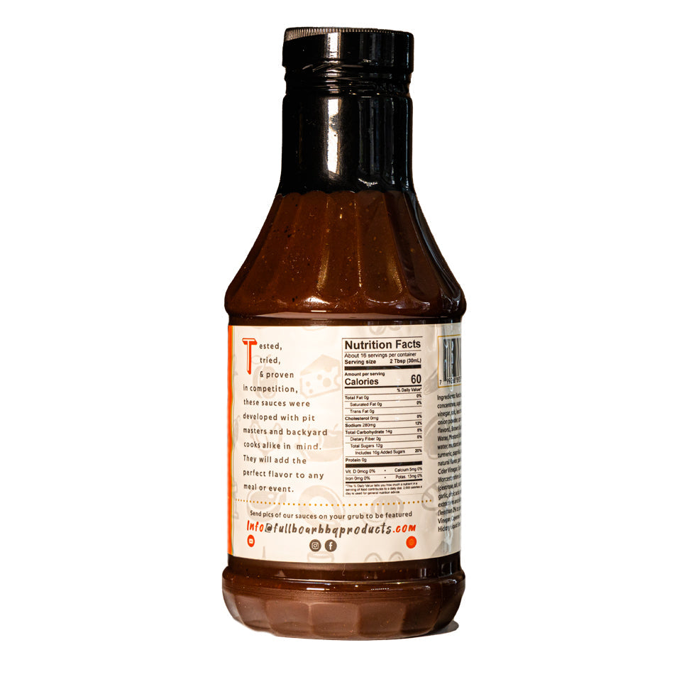 Classic Campfire Classic BBQ Sauce Case of 12 16 oz. Bottles- UPC 7-99268-89353-9