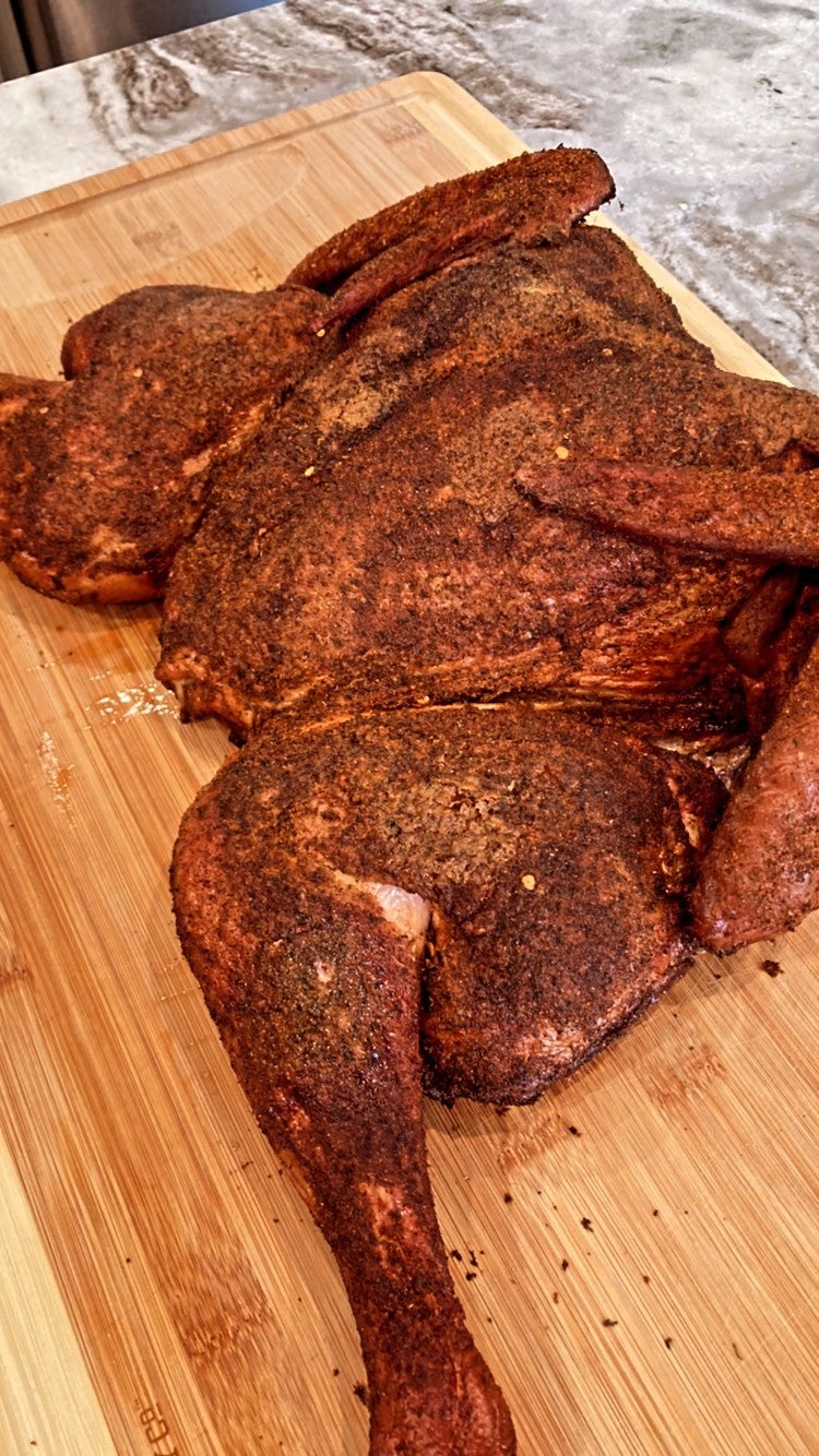 The Full Boar Turkey Day Hero, Spatchcocked Cajun Turkey