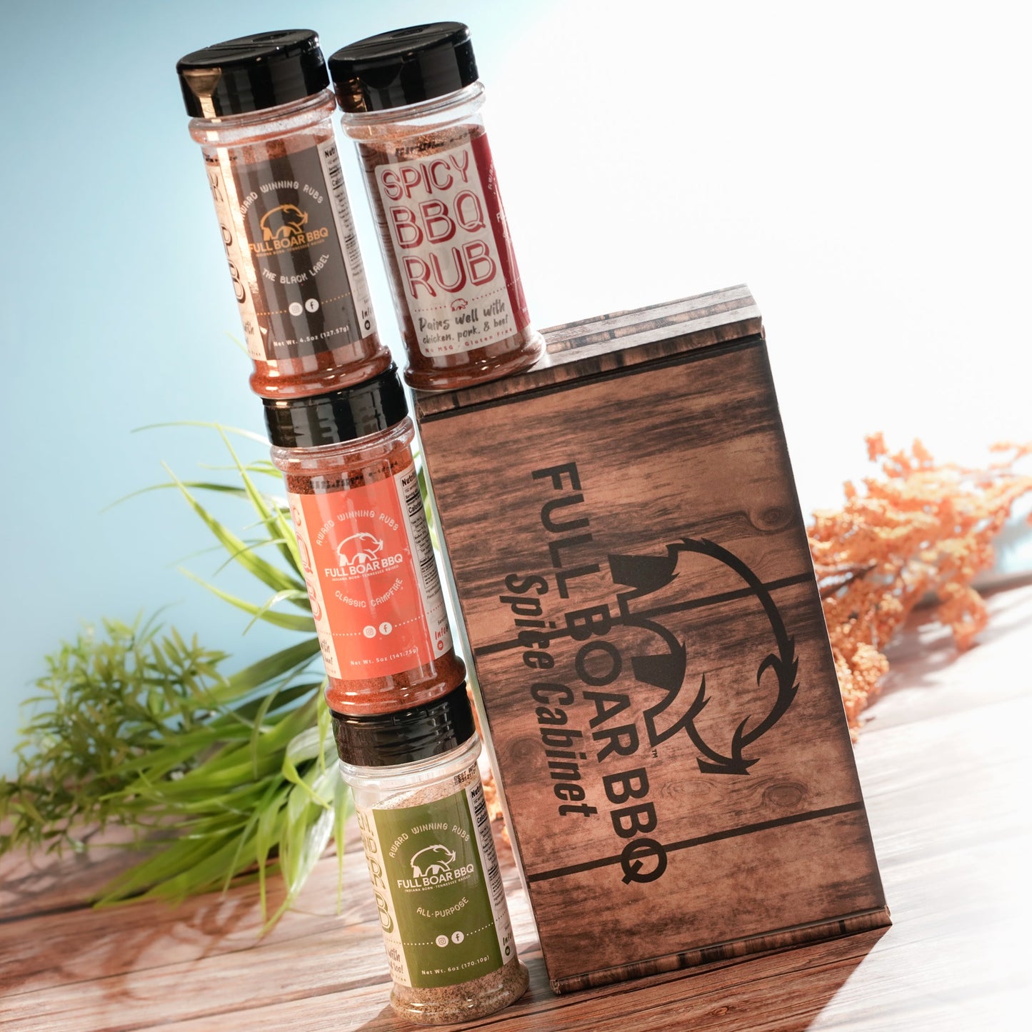 Full Boar Award Winning BBQ Rub Gift Set