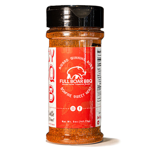 Bonfire Sweet Heat- Spicy BBQ Rub 8.4 oz.