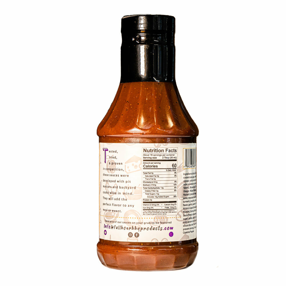 17th and Vine Kansas City BBQ Sauce Case of 12 16 oz. Bottles- UPC 7-99268-85487-5