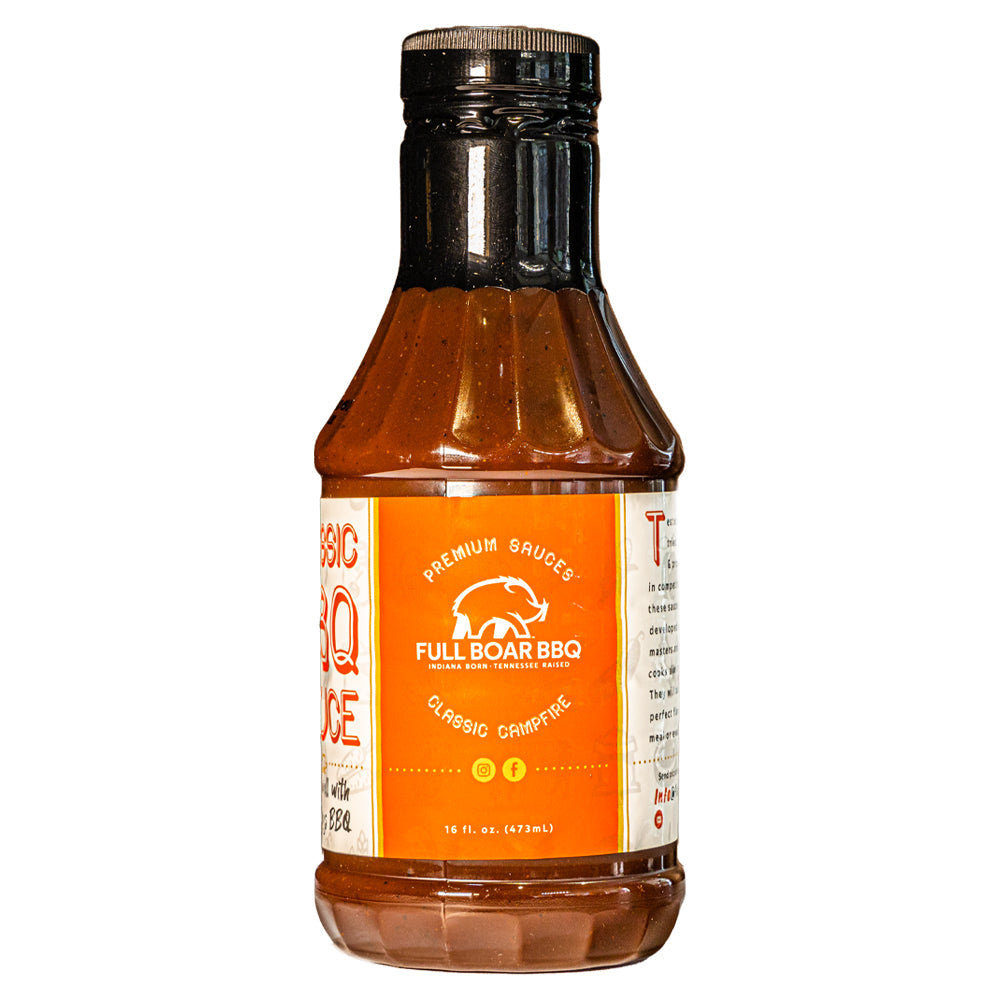 Classic Campfire Classic BBQ Sauce Case of 12 16 oz. Bottles- UPC 7-99268-89353-9