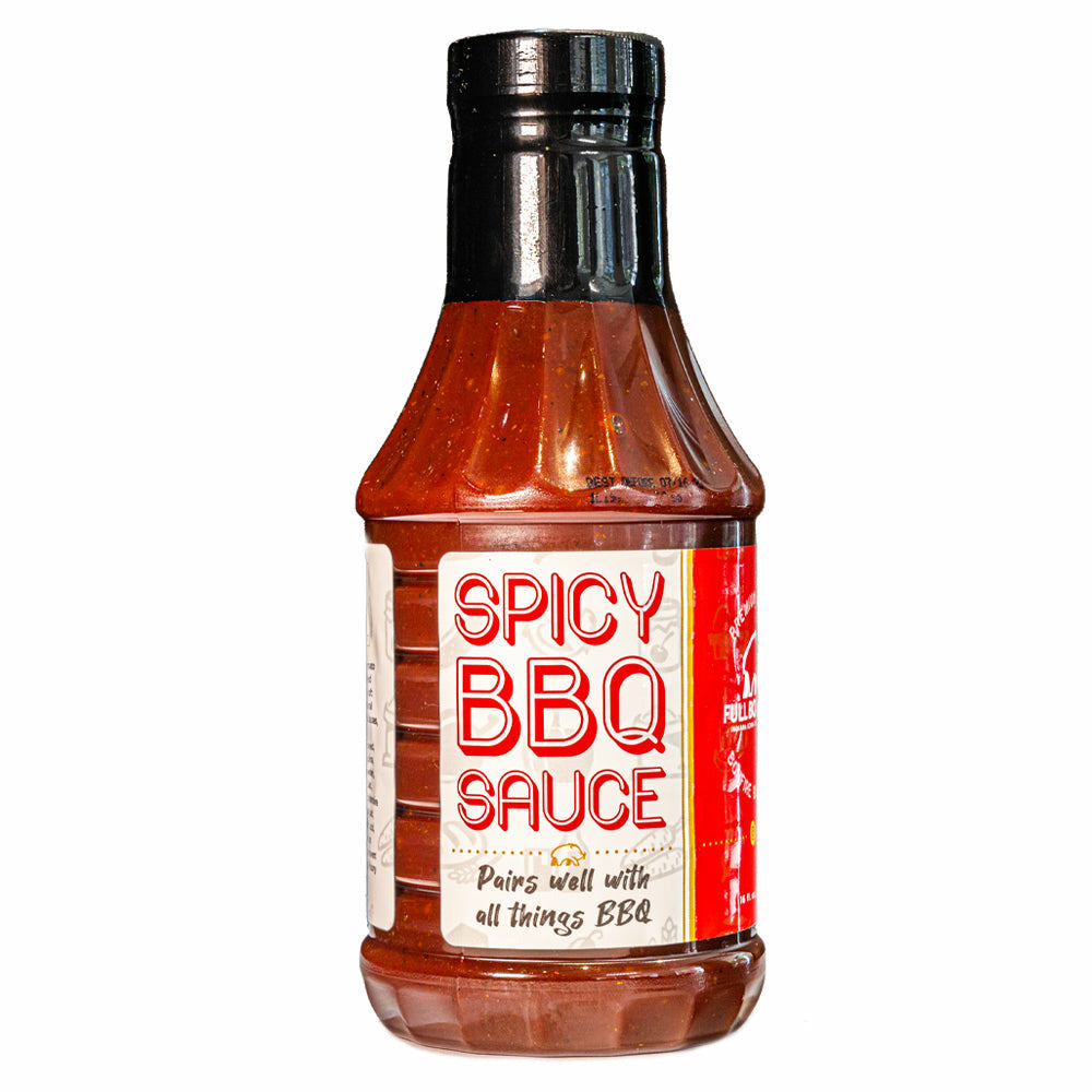 Bonfire Sweet Heat Spicy BBQ Sauce Case of 12 16 oz. Bottles- UPC 7-99268-79767-7