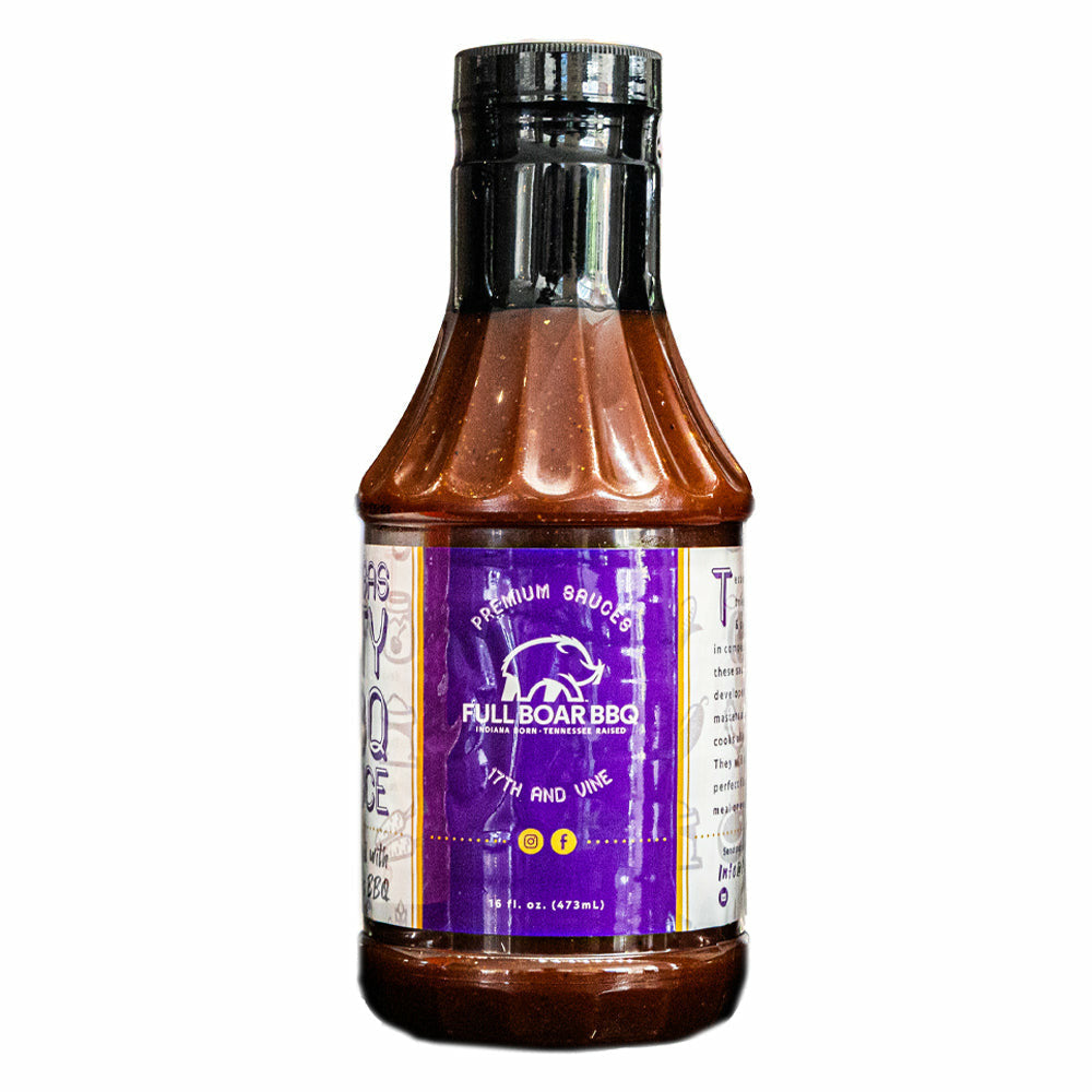 17th and Vine Kansas City BBQ Sauce Case of 12 16 oz. Bottles- UPC 7-99268-85487-5